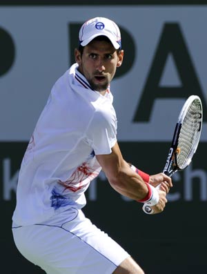 Novak Djokovic tênis Indian Wells 3r (Foto: EFE)