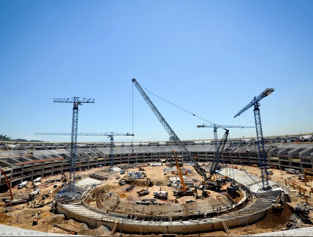 obras maracanã novas arquibancadas 29/02/2012 (Foto: Bia Alves / Agência Estado)