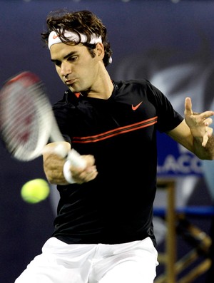 Tênis federer atp de Dubai (Foto: Agência AP)