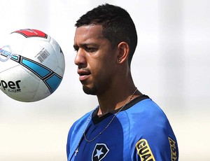 Antônio Carlos no treino do Botafogo (Foto: Satiro Sodré / Divulgação Agif)