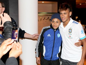 neymar brasil hotel ST. Gallen (Foto: Rafael Ribeiro / CBF)