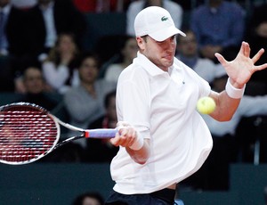 Roger Federer x John Isner tênis copa davis (Foto: Reuters)