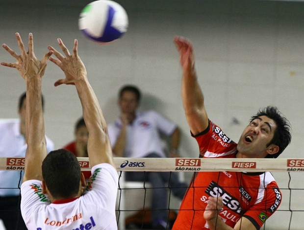 Japa Sesi x Londrina Superliga  (Foto: Luiz Pires / Vipcomm)