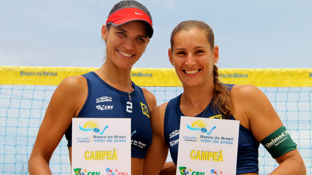 Thati e Érica Freitas Vôlei de Praia (Foto: Divulgação / CBV)