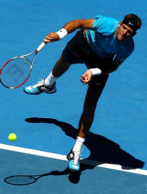 Juan Martín del Potro tênis Australian Open 1r (Foto: Getty Images)