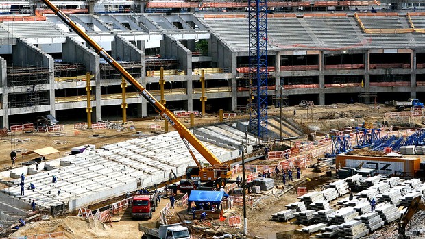 obras no Maracanã para a Copa 2014 (Foto: Divulgação / Governo do Rio de Janeiro)