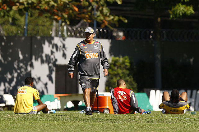 Muricy Ramalho, técnico do Santos (Foto: Ricardo Saibun/Divulgação Santos FC)