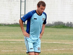 Marcelo Mattos no treino do Botafogo (Foto: Thales Soares / Globoesporte.com)