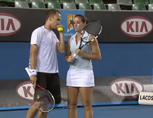 Bruno Soares tênis Australian Open Jarmila Gajdosova (Foto: Reprodução)