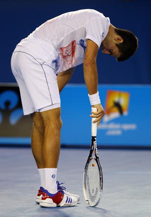 Novak Djokovic tênis Australian Open quartas (Foto: Getty Images)