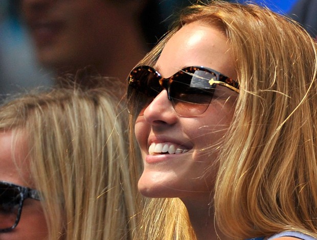 Jelena Ristic tênis Djokovic Australian Open 3r gata (Foto: Reuters)