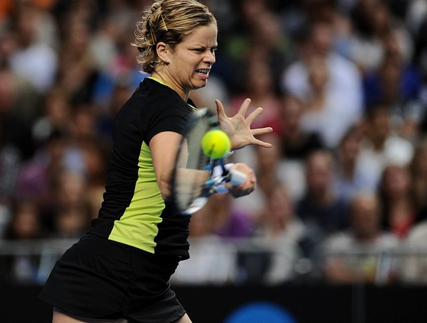 Kim Clijsters tênis Australian Open 3r (Foto: AFP)