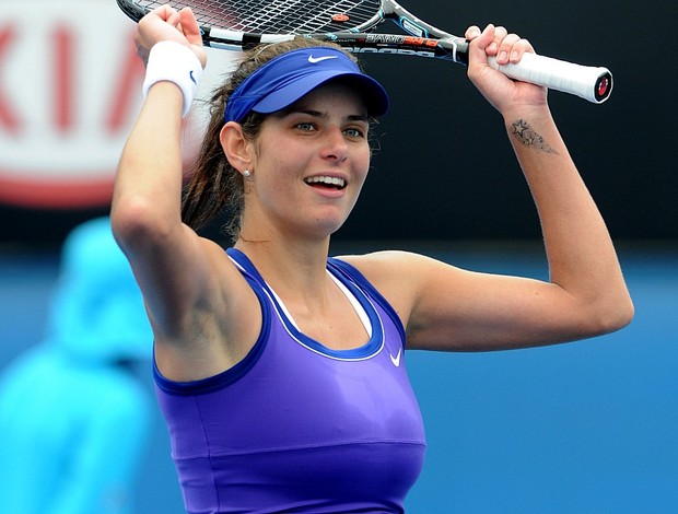 Julia Goerges tênis Australian Open 3r (Foto: AFP)