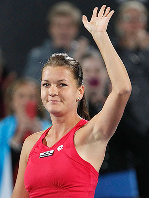 Agnieszka Radwanska tênis Sydney quartas (Foto: Reuters)