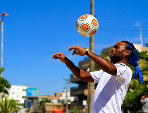 vagner love treino praia (Foto: André Durão / Globoesporte.com)