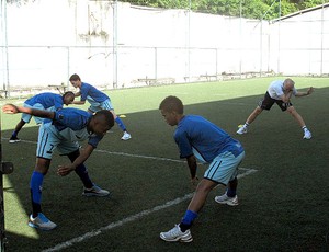 jogadores no treino do Botafogo (Foto: Thales Soares / Globoesporte.com)