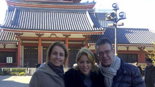 Shakira no Japão (Foto: Twitter / Divulgação)