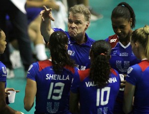 Vôlei Superliga Bernardinho no jogo Rio de Janeiro x São Caetano  (Foto: Maurício Val / Vipcomm)