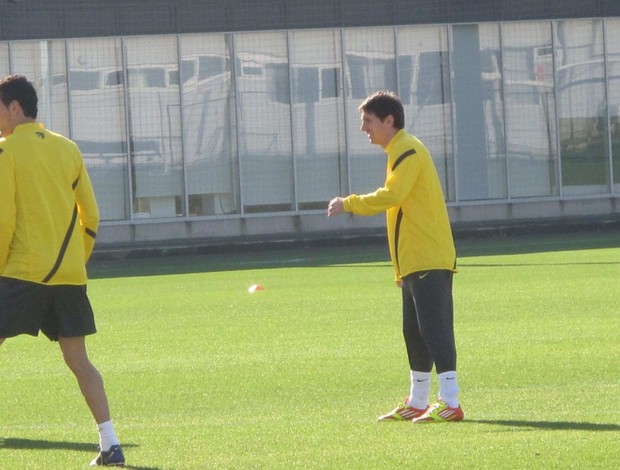 Lionel Messi treino Barcelona (Foto: Thiago Dias / Globoesporte.com)