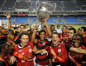 ronaldinho gaucho comemoração flamengo campeão taça rio (Foto: André Durão / Globoesporte.com)