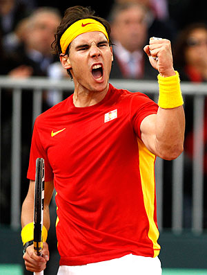 Rafael Nadal tênis Copa Davis Espanha final (Foto: AP)