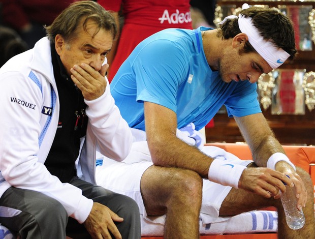 Juan Martín del Potro tênis Argentina Copa Davis final (Foto: AFP)