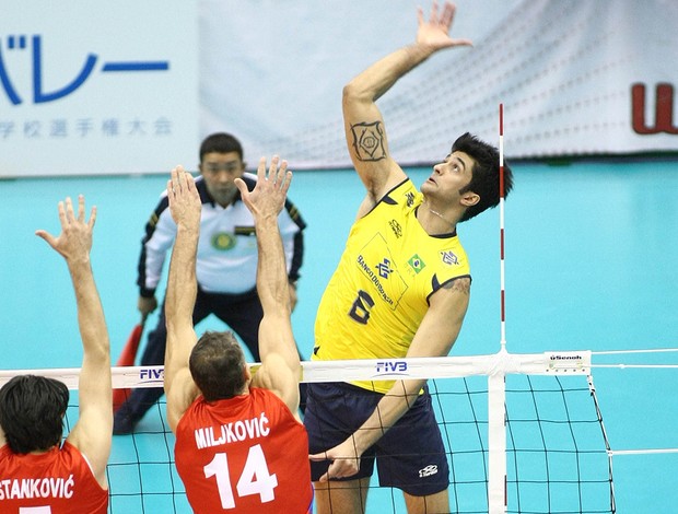 vôlei vissotto brasil sérvia (Foto: FIVB)