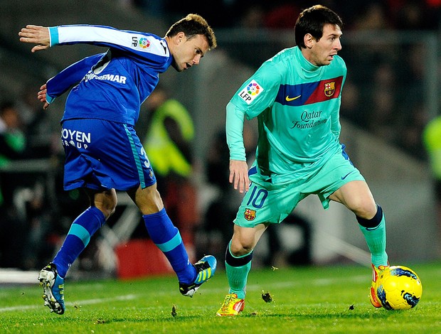 messi barcelona Jose Manuel Jimenez getafe (Foto: Agência Getty Images)