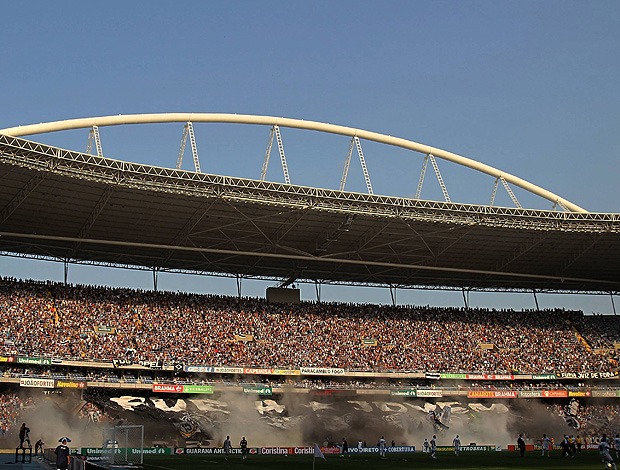 Torcida Botafogo Engenhão (Foto: Alexandre Cassiano / Agência O Globo)