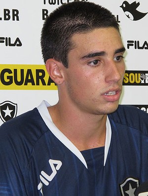 thiago galhardo botafogo coletiva (Foto: Gustavo Rotstein / Globoesporte.com)