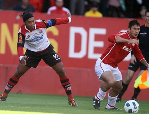 ronaldinho gaúcho indio internacional x flamengo (Foto: Jefferson Bernardes/VIPCOMM)