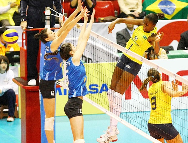 vôlei fabiana brasil argentina copa do mundo (Foto: FIVB)