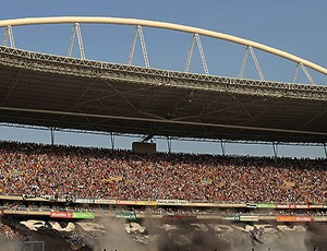 Torcida Botafogo Engenhão (Foto: Alexandre Cassiano/Globo)