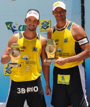 ricardo e pedro cunha em maceió (Foto: Divulgação / CBV)