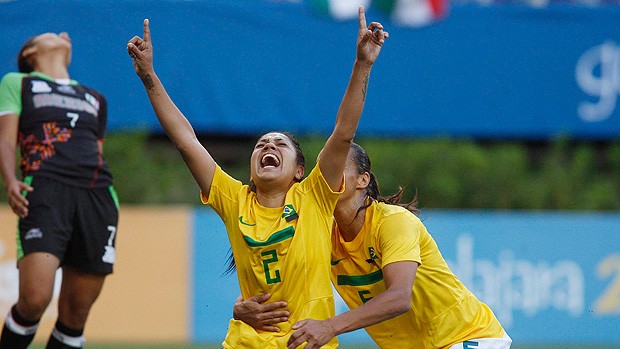 Maurine futebol brasil pan Guadalajara (Foto: Reuters)