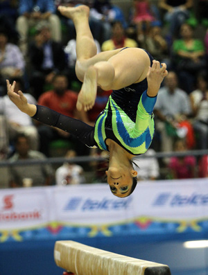 Ginástica Daniele Hypolito Pan-Americano Guadalajara (Foto: Jefferson Bernardes/Vipcomm)