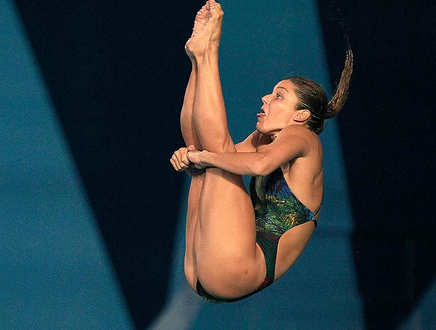 juliana veloso saltos ornamentais pan (Foto: AP)