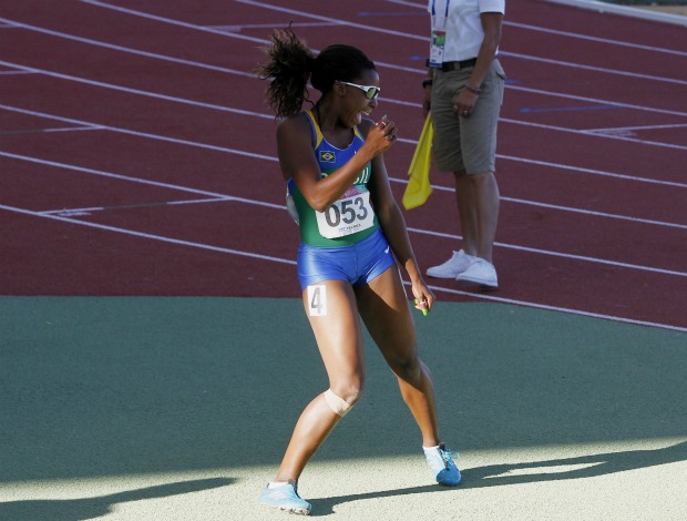 Pan atletismo 100m rasos Rosângela Santos (Foto: AP)