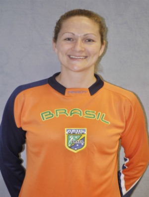 Chana, goleira brasileira de handebol (Foto:  Divulgação)