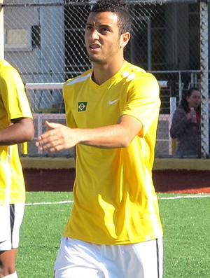 Felipe ANDERSON sub-20 treino pan guadalajara (Foto: Gustavo Rotstein / Globoesporte.com)