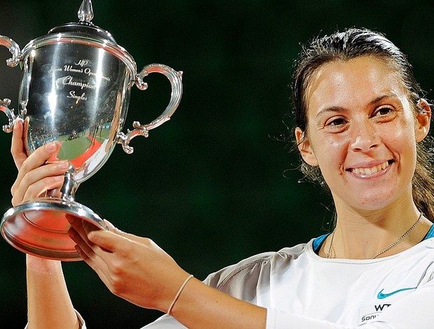 Marion Bartoli campeã WTA de Osaka (Foto: AFP)