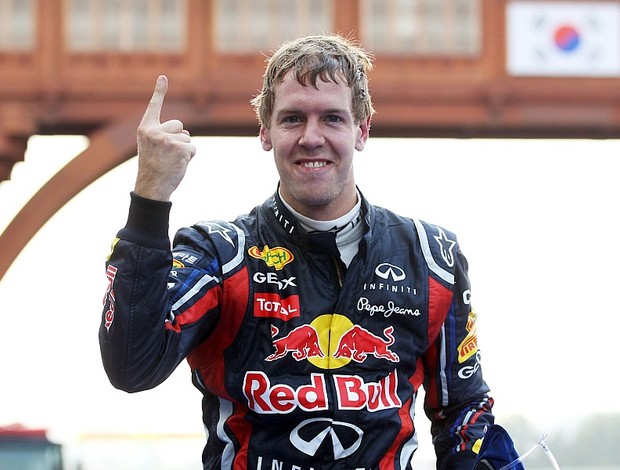 Sebastian Vettel vitória GP da Coreia do Sul Yeongam RBR (Foto: Getty Images)