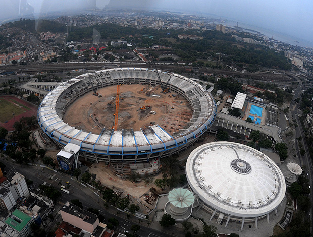 obras maracanã (Foto: André Durão / Globoesporte.com)