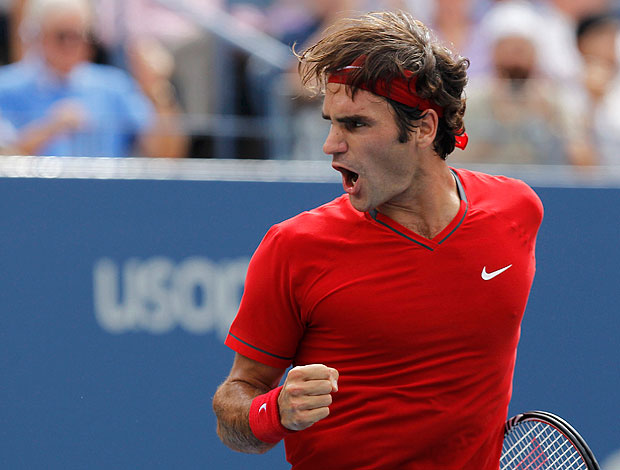 Roger Federer tênis US Open semifinais (Foto: Reuters)