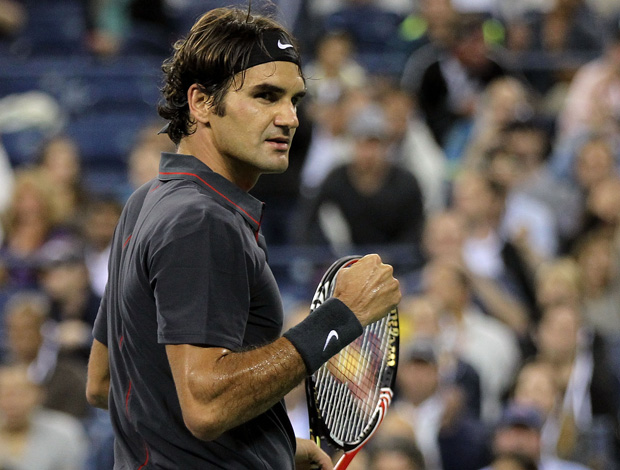 Roger Federer tênis US Open quartas (Foto: Getty Images)