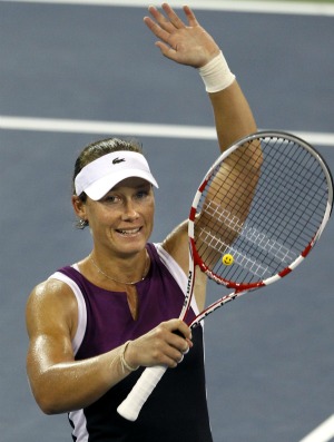 Samantha Stosur comemora após derrotar Maria Kirilenko - Tenis - US Open (Foto: AP)