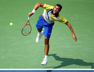 Marin Cilic na partida contra Federer no US Open (Foto: Getty Images)