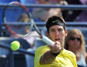 Juan Martin Del Potro na partida do US Open (Foto: AFP)