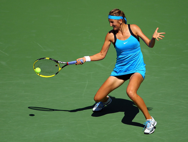 Tenis -  Victoria Azarenka rebate Johanna Larsson - us open (Foto: AFP)