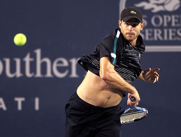 Andy Roddick na partida contra Philipp Kohlschreiber (Foto: AFP)